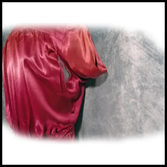 40s Dressing Gown For Glam Ghoul Femme Zombie COSTUME - 1940s Vintage - Picture 8 of 15